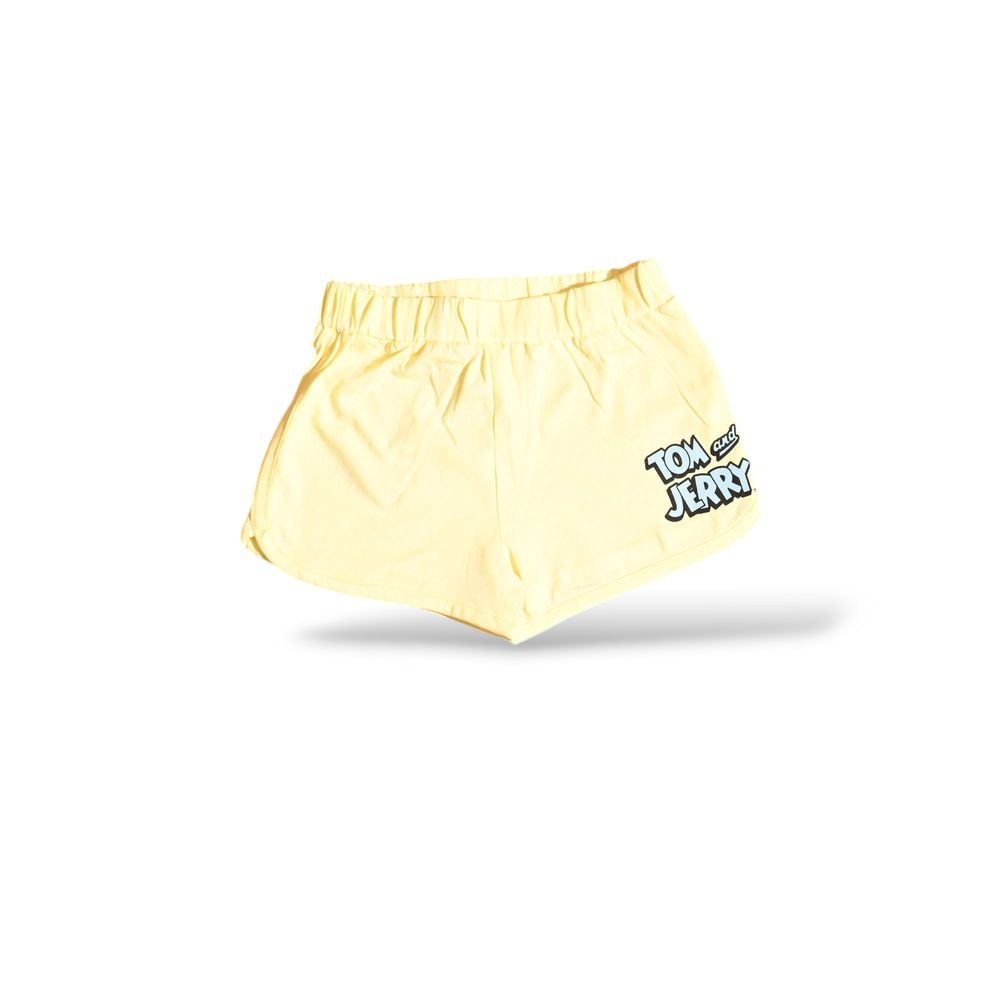 Tom & Jerry Girl's Shorts Set - Blue/Yellow