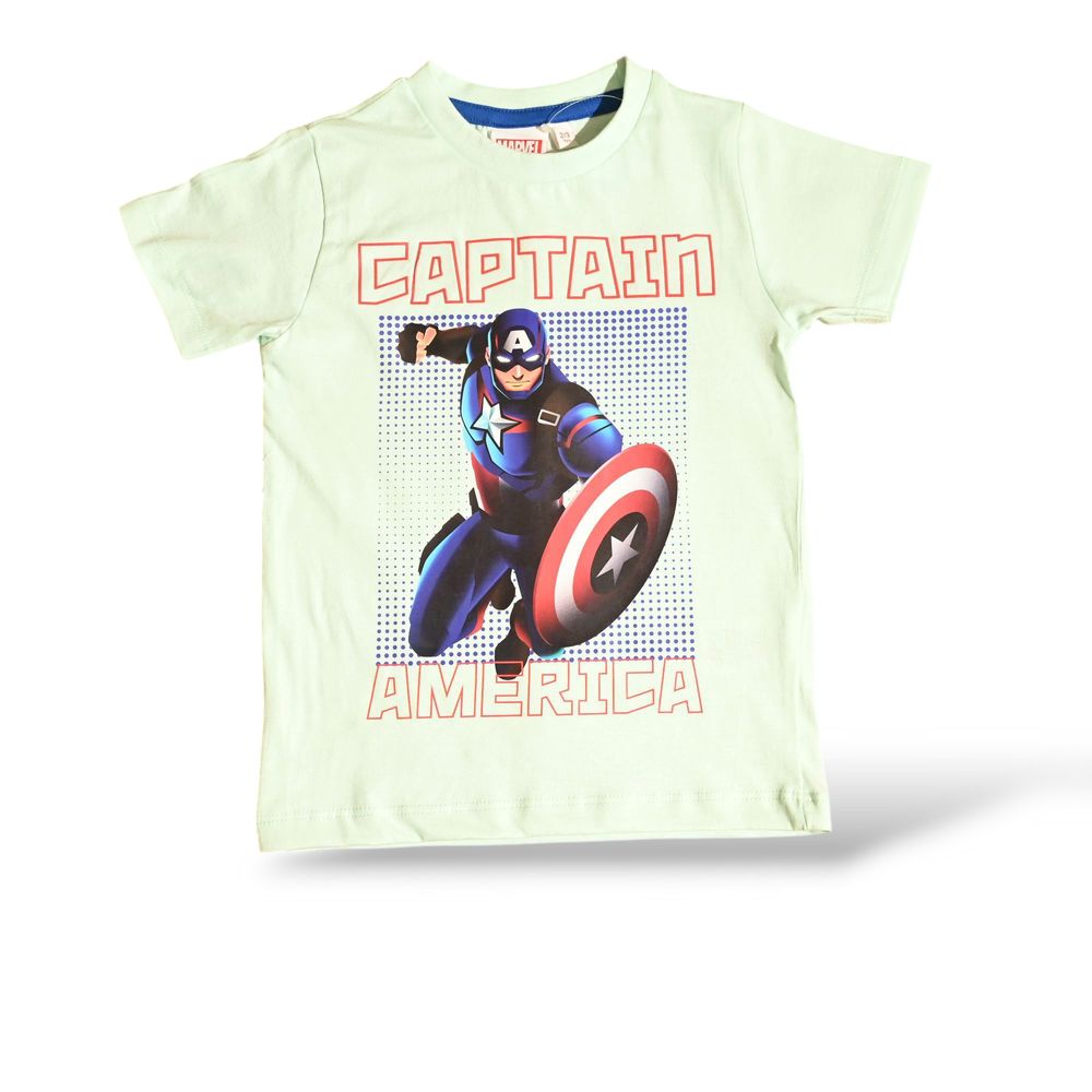 Avengers Boy's Captain America Printed Pyjama T-Shirt & Pants - 2 Pcs