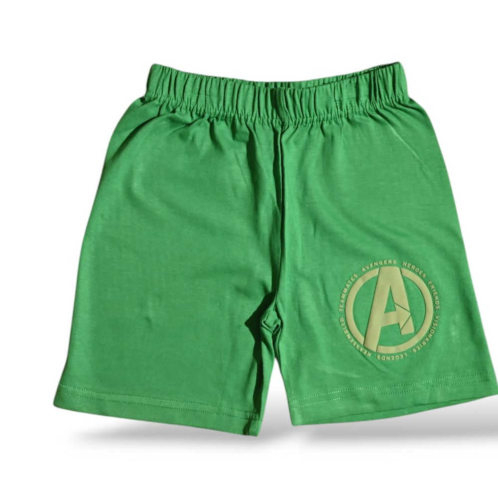 Avengers Boys Summer Sleeveless & Short Set - Green