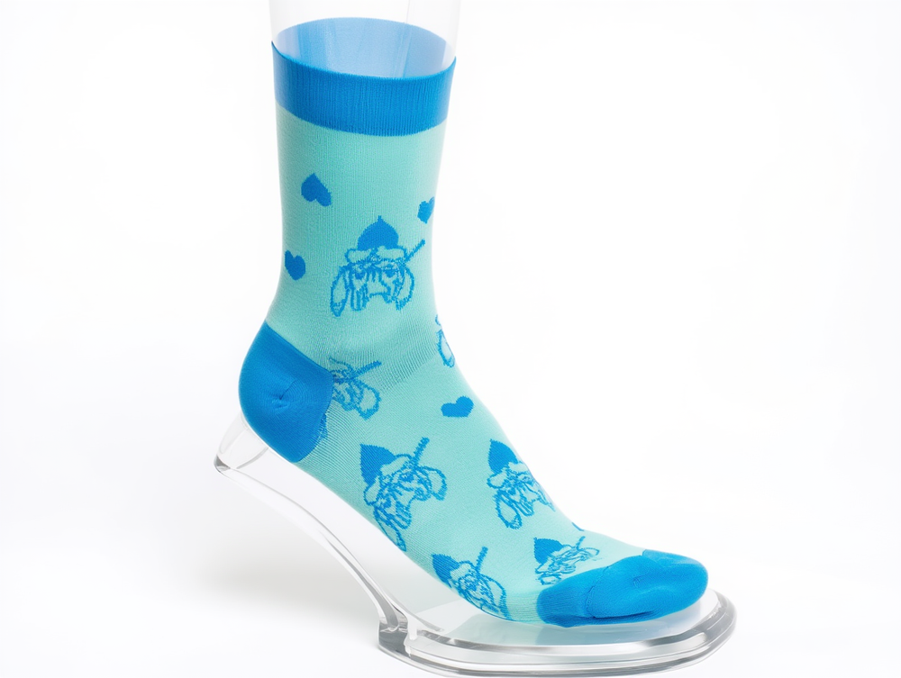 Lilo & Stitch Girl's Anklet Socks - Pink/Blue - 3 Pcs