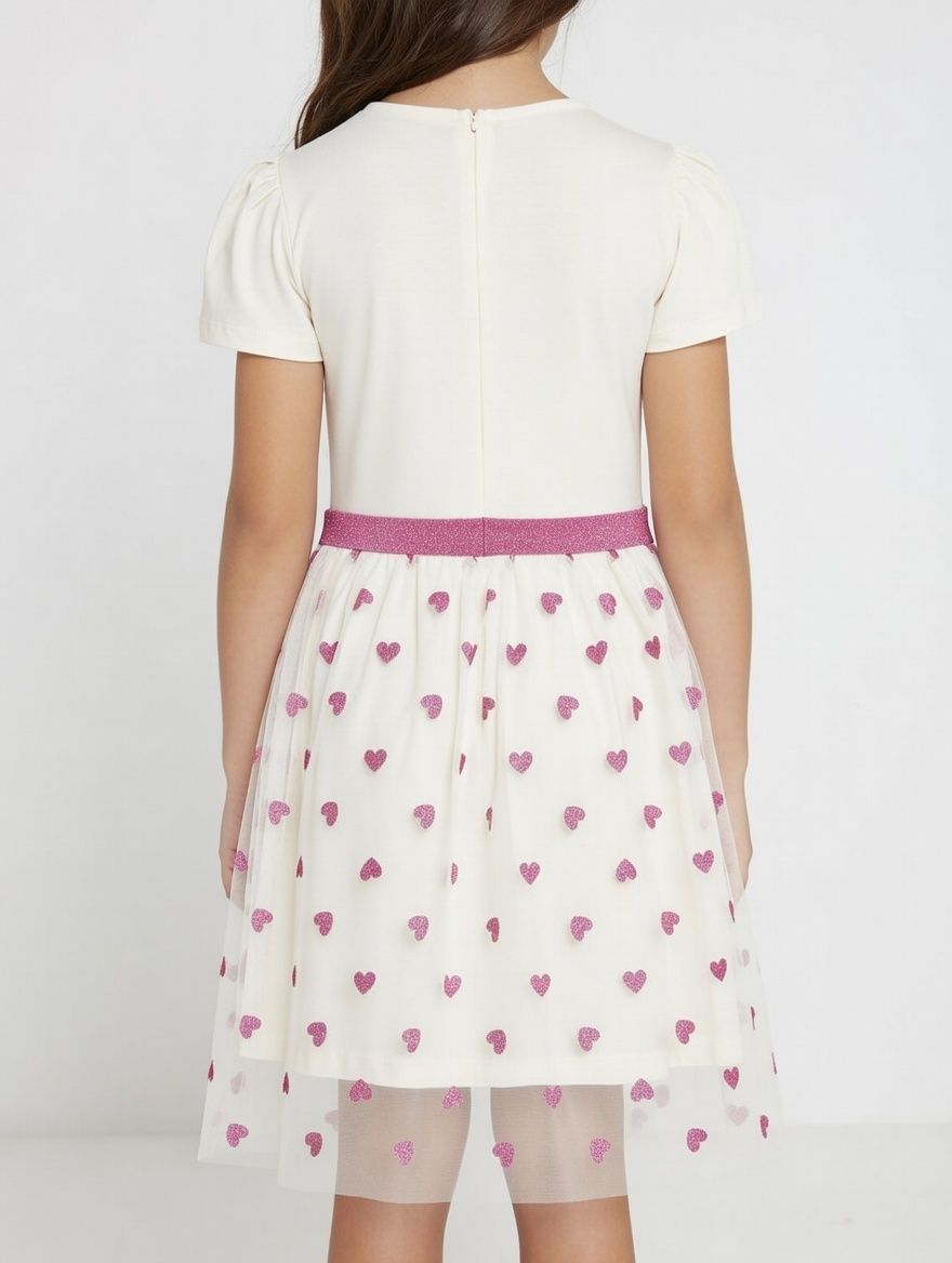 Hollywood Magic LOL Printed Tulle Dress - Cream