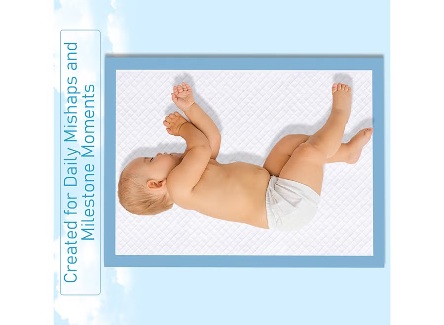 Cute 'n' Cuddle - Disposable Changing Mats - Blue - Pack of 180