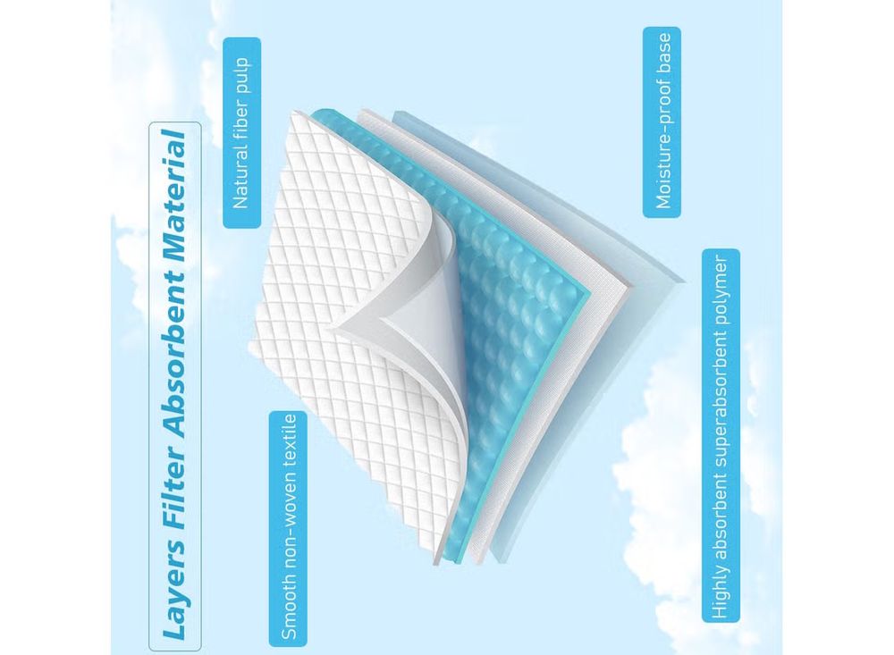 Cute 'n' Cuddle - Disposable Changing Mats - Blue - Pack of 180