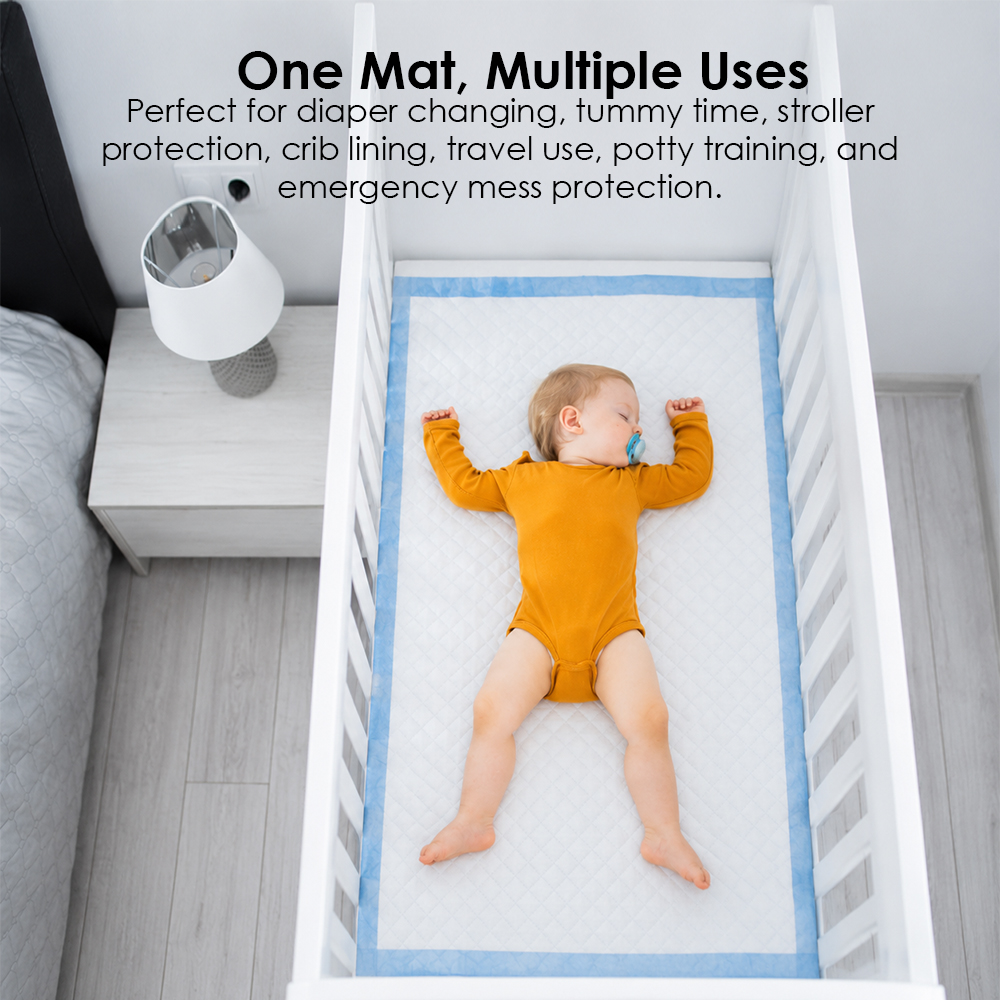 Cute 'n' Cuddle - Baby Disposable Changing Mats - Blue - 60x90 cm