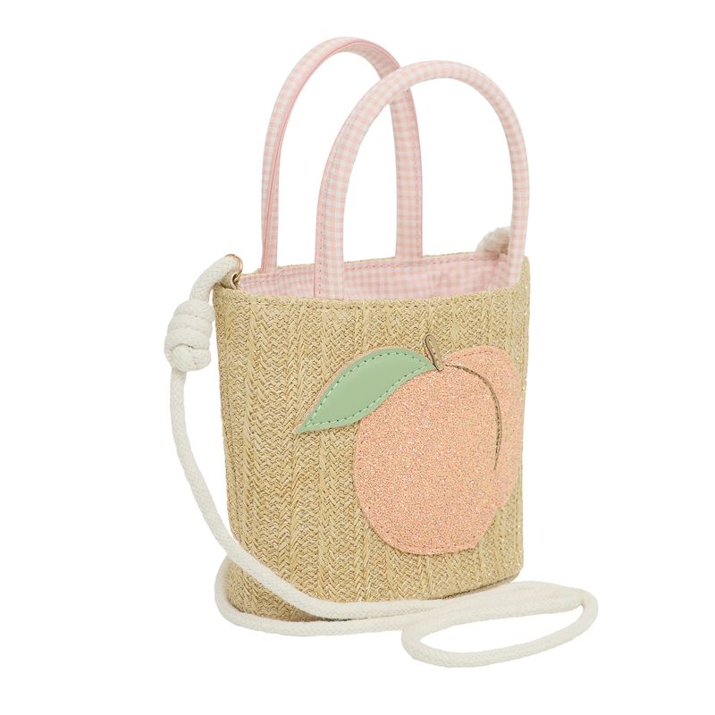 Mimi & Lula Peach Basket Bag - Multicolor