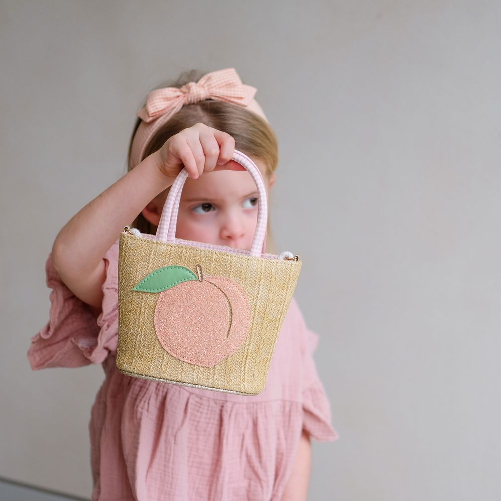 Mimi & Lula Peach Basket Bag - Multicolor