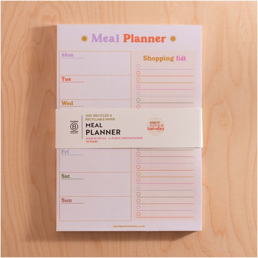 GOOD TUESDAY - Meal Planner And Shopping List - A5