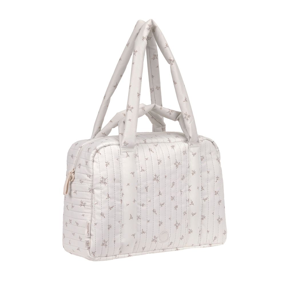Lassig - Nalea Leaves Shoulder Diaper Bag - Beige