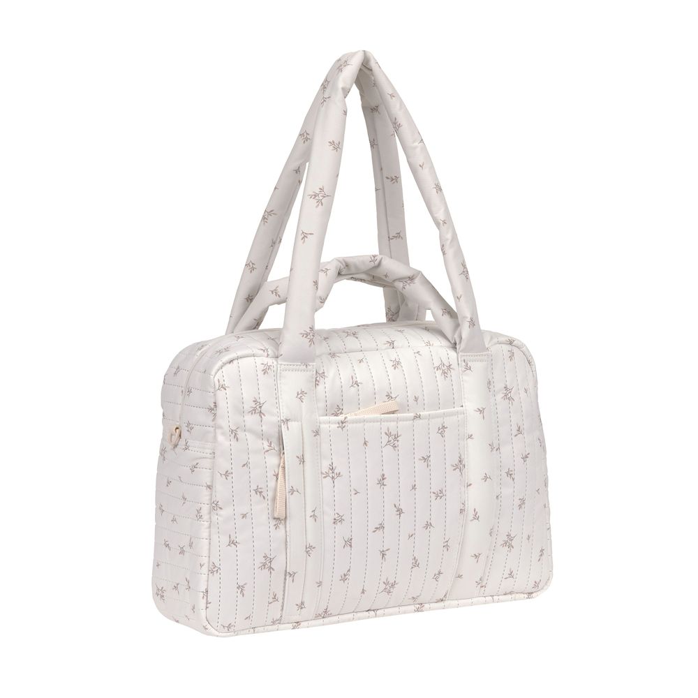 Lassig - Nalea Leaves Shoulder Diaper Bag - Beige