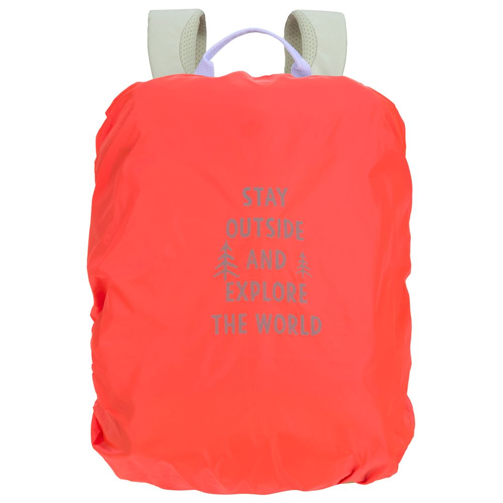 Lassig - Big Outdoor Backpack With Rain Cover, Patch And Seat Pad - Rose