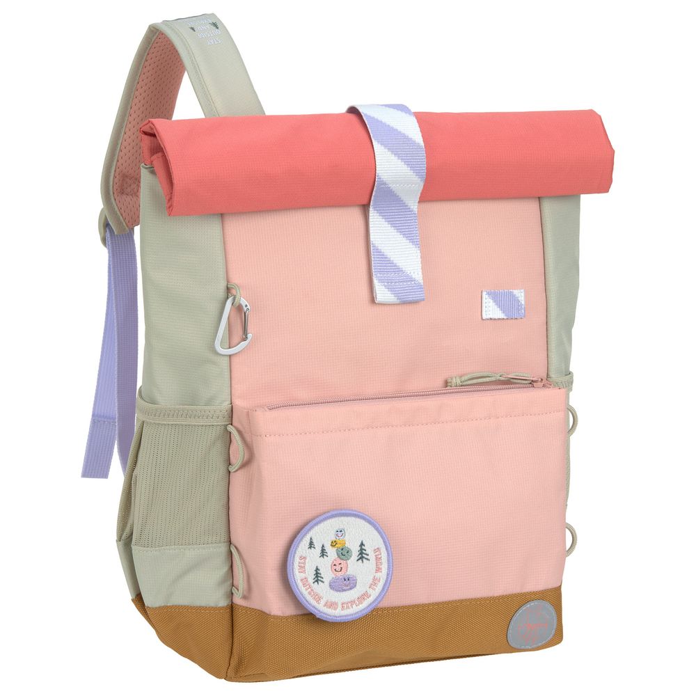 Lassig - Sunny Explorer Medium Rolltop Backpack - Rose - 15-Inch