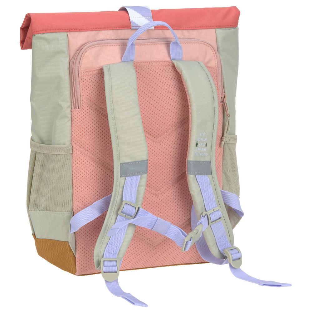 Lassig - Sunny Explorer Medium Rolltop Backpack - Rose - 15-Inch