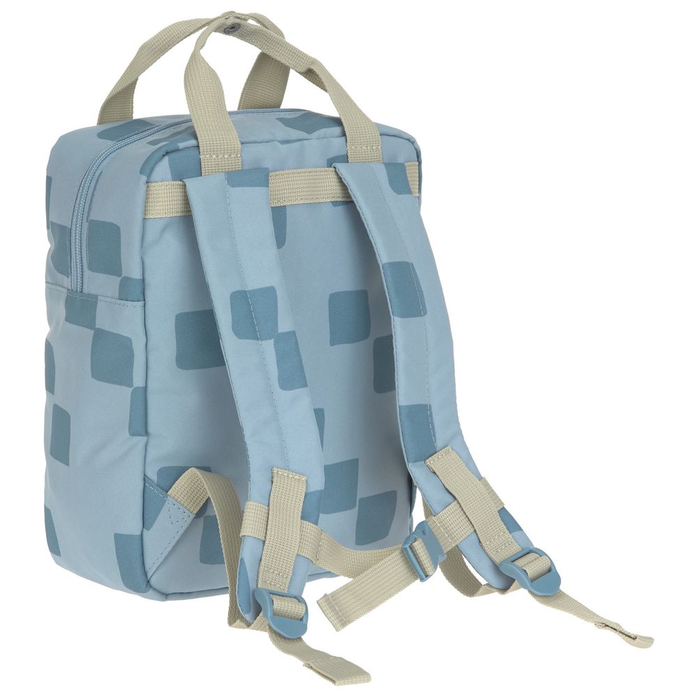 Lassig - Mini Square Backpack - Blue - 11-Inch