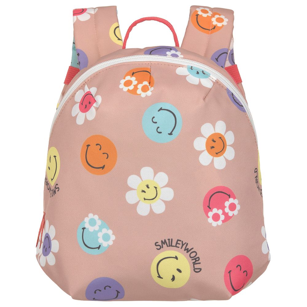 Lassig - Smiley World Tiny Backpack - Dusty Rose - 9.8-Inch