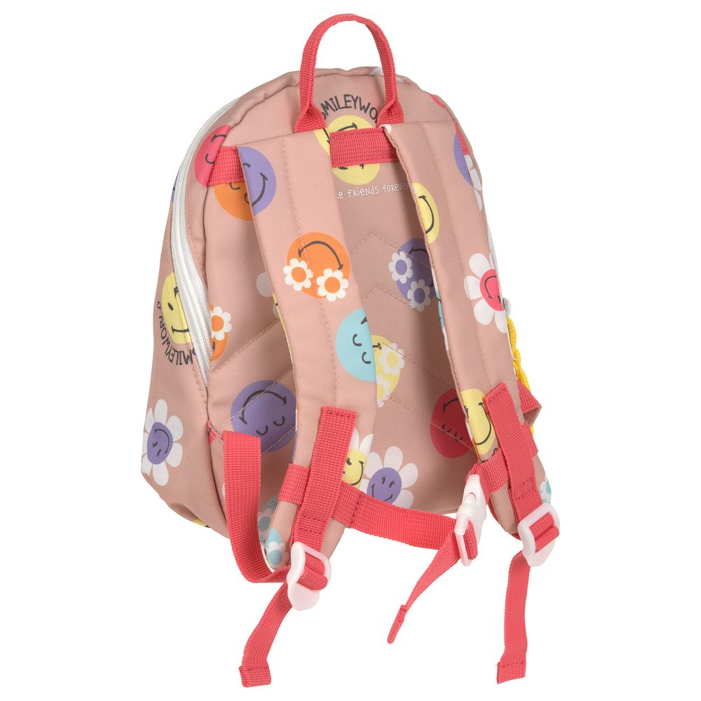 Lassig - Smiley World Tiny Backpack - Dusty Rose - 9.8-Inch