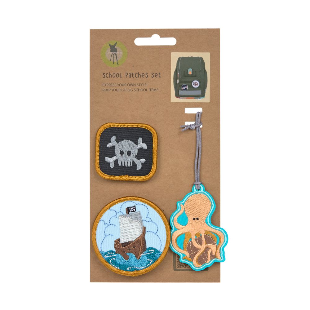 Lassig - School Patches Set - 3pcs_Multi
