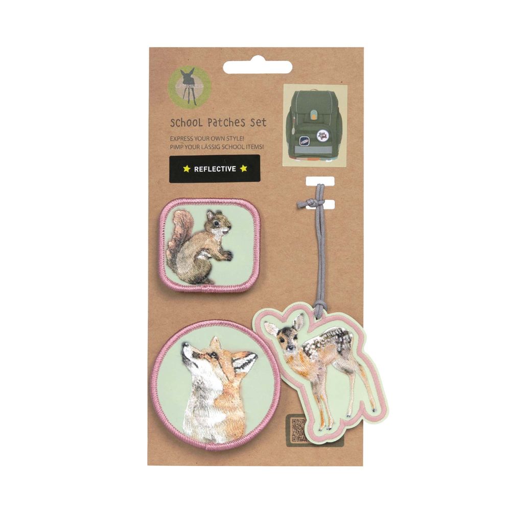 Lassig - School Patches Set - 3pcs_Pink