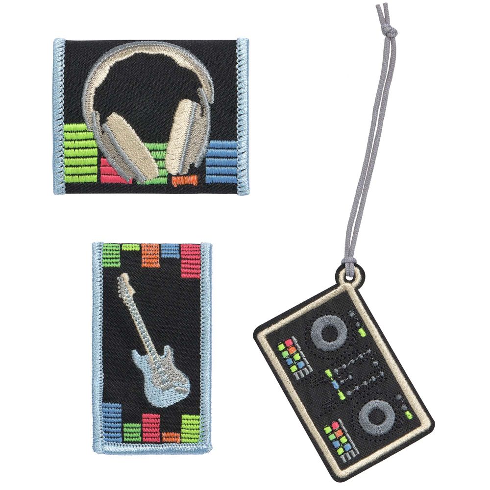 Lassig - Bold Match School Patches Set - 3pcs_Black