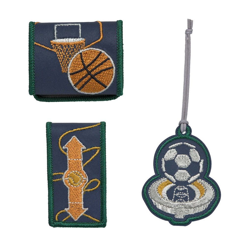 Lassig - Bold Match School Patches Set - 3pcs_Navy