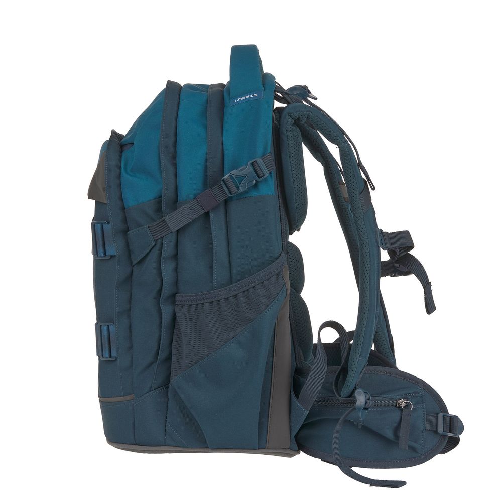 Lassig - Bold Collection Origin School Backpack - Dark Blue - 18.31-inch