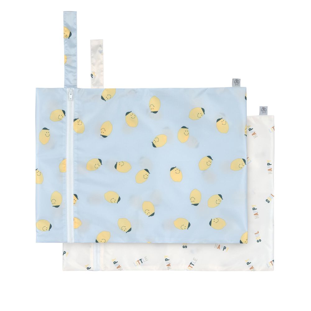 Lassig Reusable Wet Bag - Multicolor - 2 Pcs