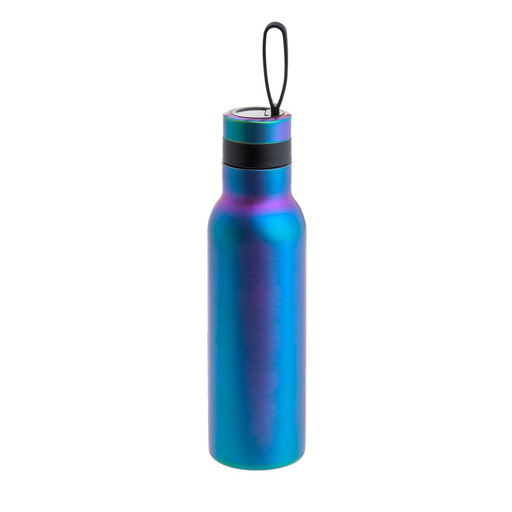 Lassig - Double Walled Stainless Steel Bottle - Bold Blue/Purple - 500 ml