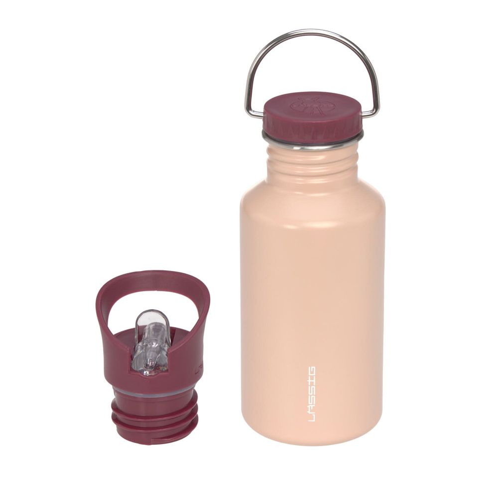 Lassig - Stainless Steel Bottle - Rose - 500 ml