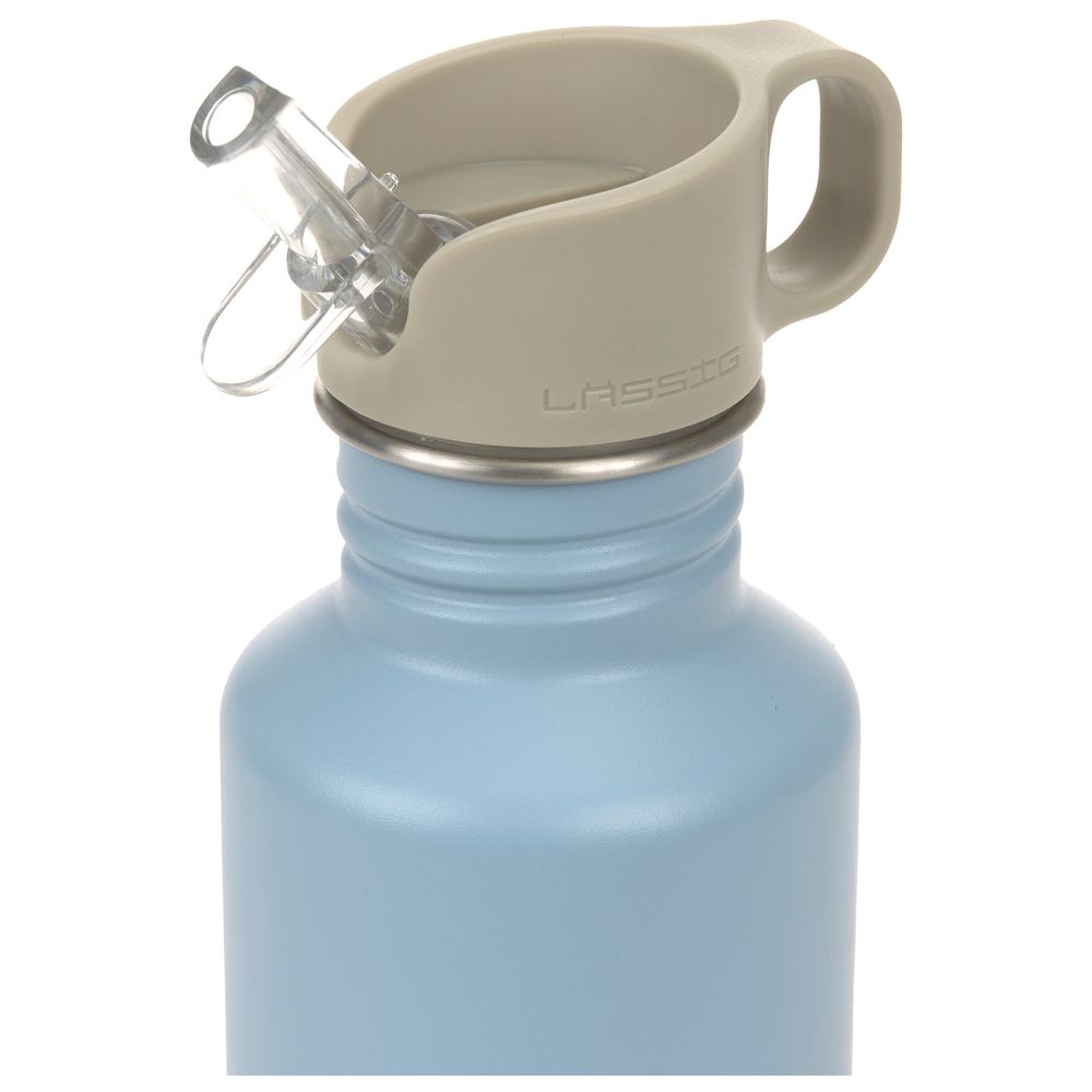 Lassig - Stainless Steel Bottle - Blue - 500 ml