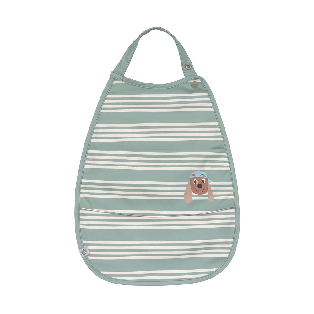 Lassig - Tiny Team Medium Drop Bib With Pocket - Dog