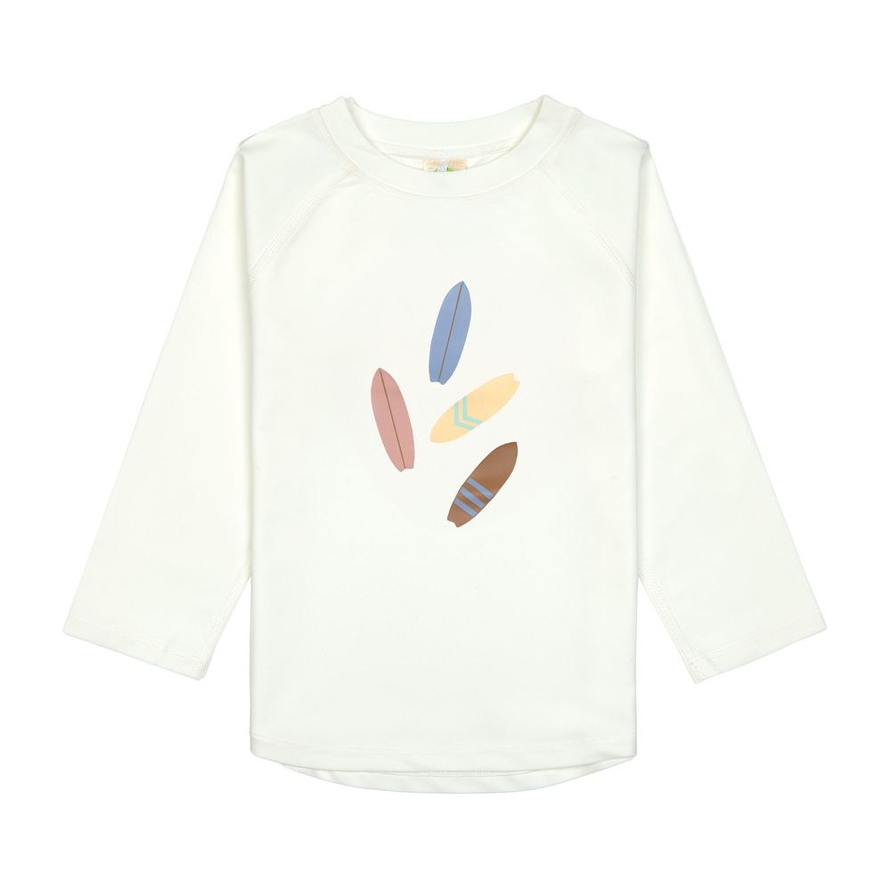 Lassig Long Sleeve Boards Rashguard - Sea Salt