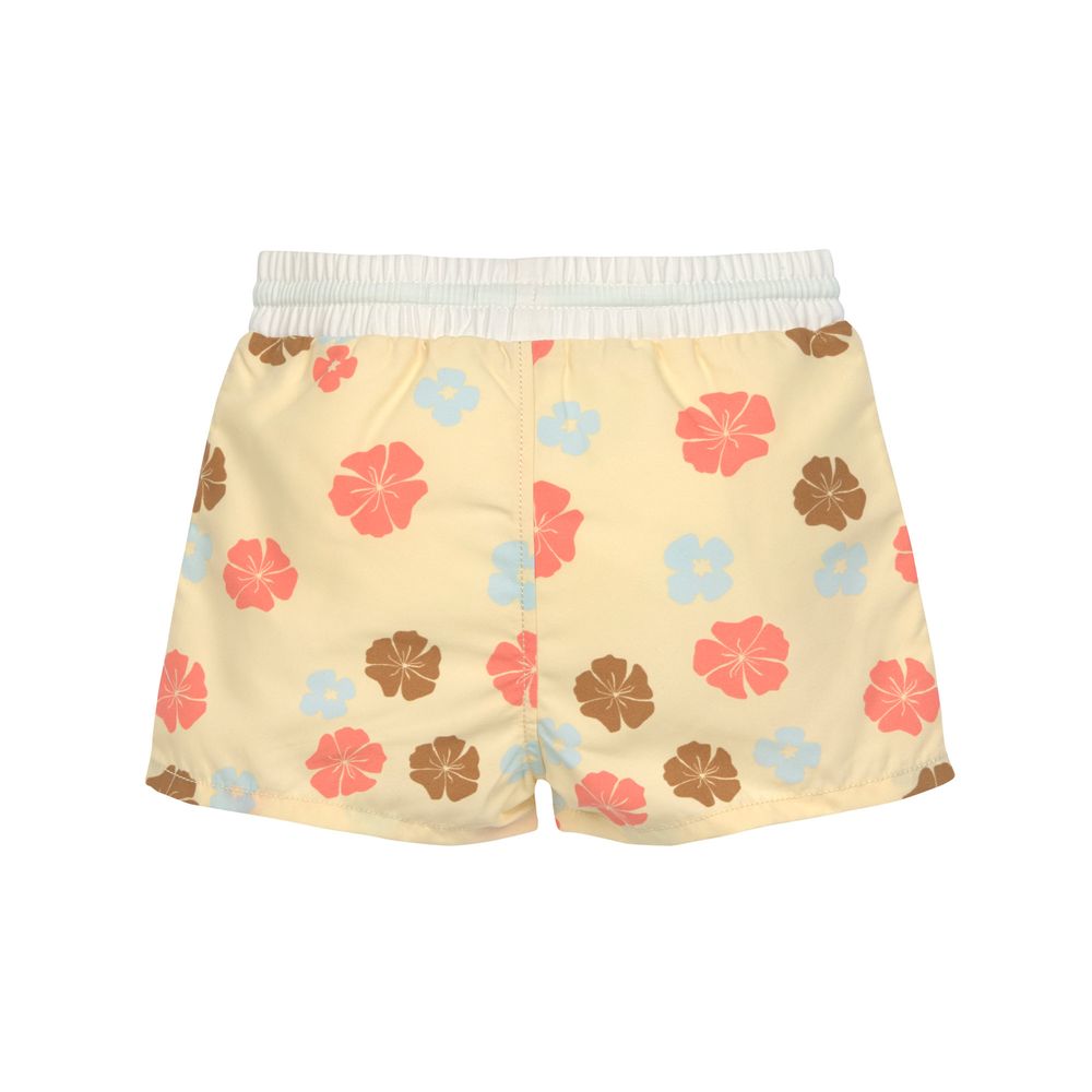 Lassig SPF Boardie Shorts Flowers Vanilla