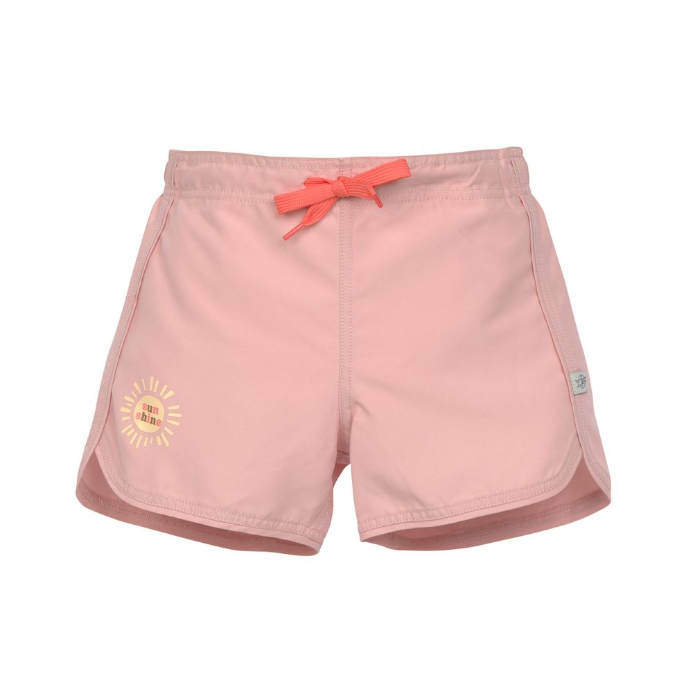 Lassg SPF Girl's Boardie Shorts - Peach