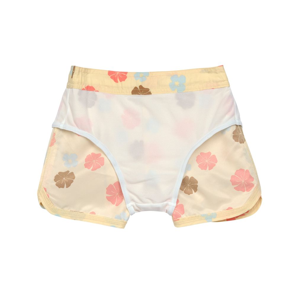 Lassig SPF Girl's Boardie Shorts Flowers Vanilla