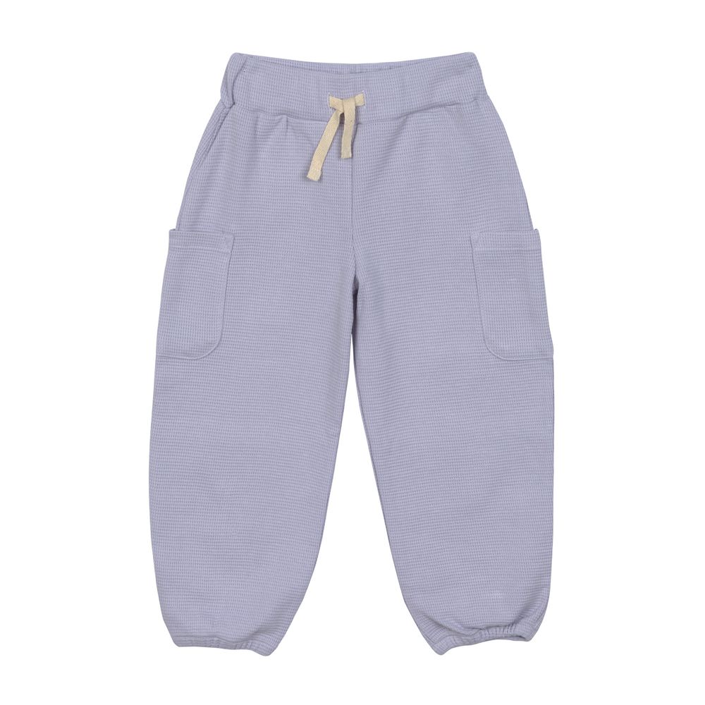 ليزيغ Cargo Pants Waffle GOTS باستيل - أرجواني