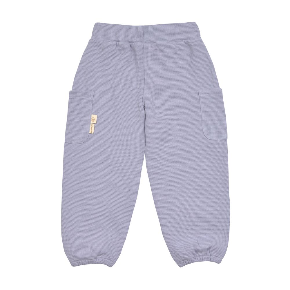 ليزيغ Cargo Pants Waffle GOTS باستيل - أرجواني