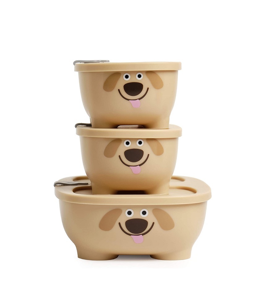 Prince Lionheart - Bentomal To-Go Lunch Box Set - Dog - 3 Pcs