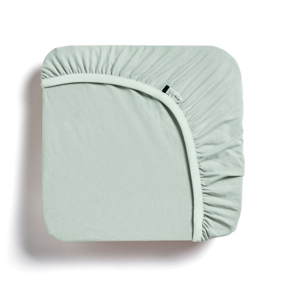 Ergopouch 0.2 Tog Organic Fitted Sheet - Basinet - Green