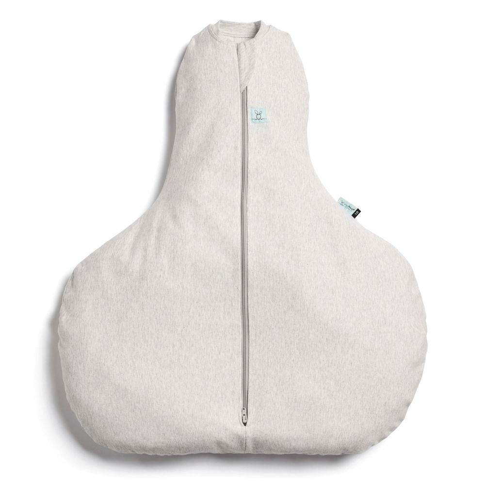 ergopouch 1.0 Tog Hip Harness Cocoon Swaddle Bag - Grey Marle