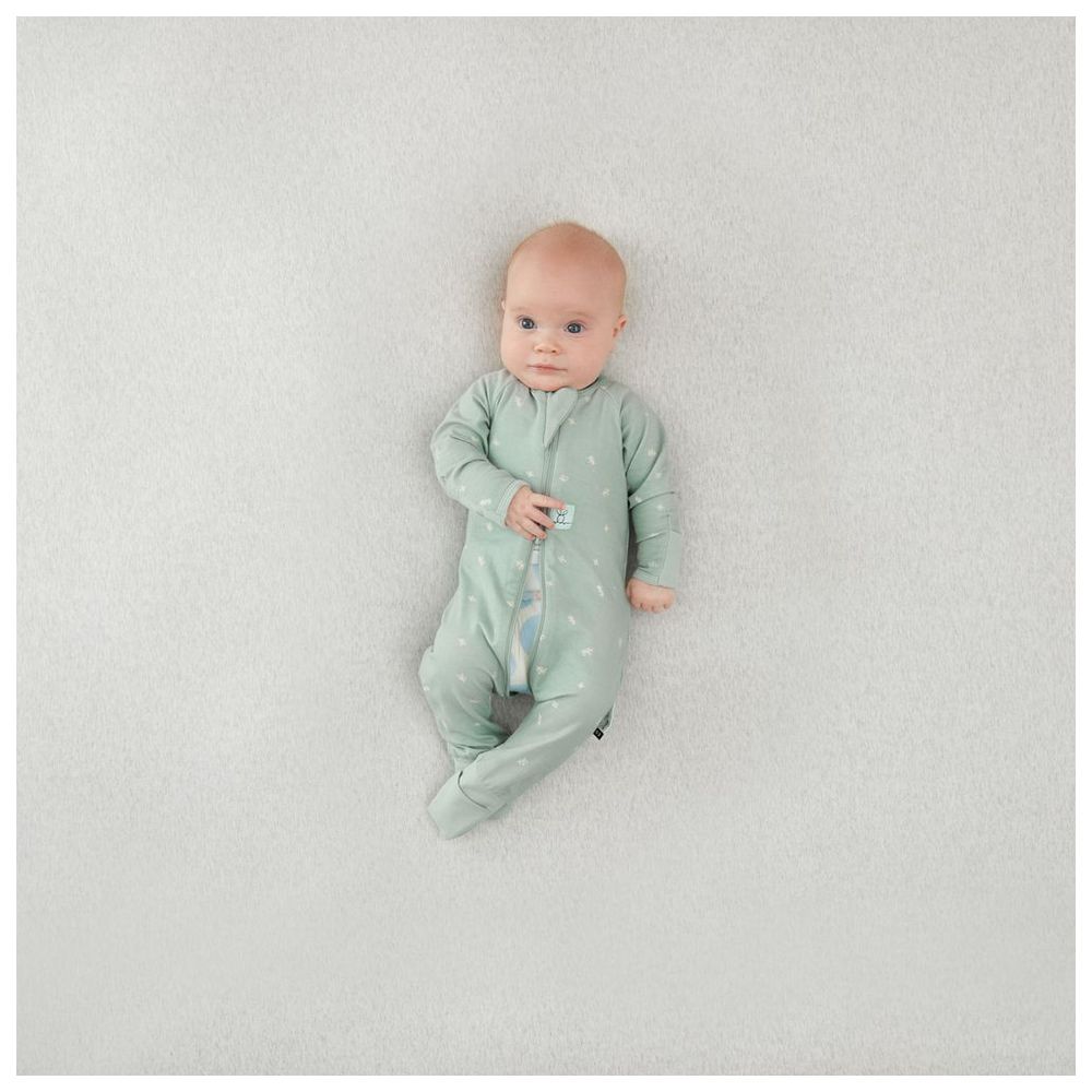 ergoPouch 0.2 Tog Layers Long Sleeve Bodysuit - Sage