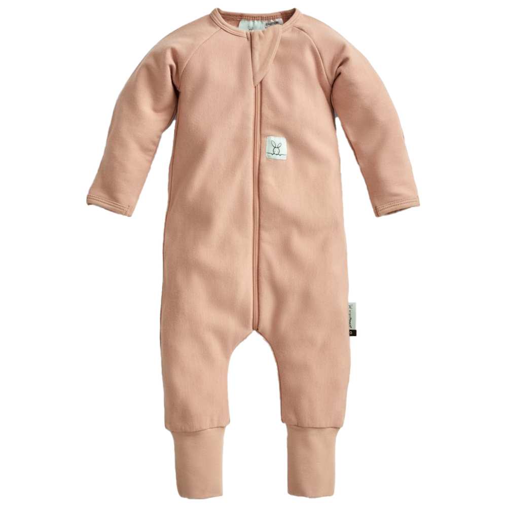 ergoPouch 1.0 Tog Layers Long Sleeve Bodysuit Latte