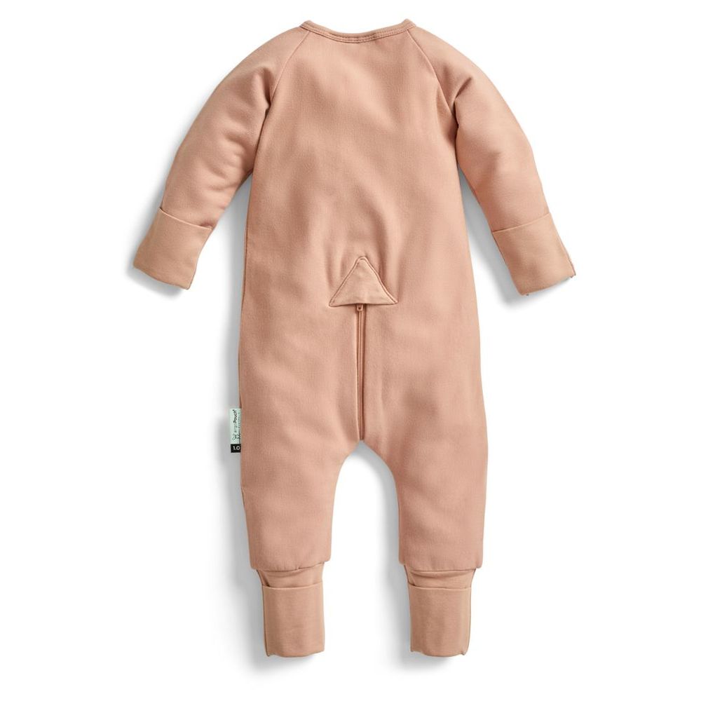 ergoPouch 1.0 Tog Layers Long Sleeve Bodysuit Latte