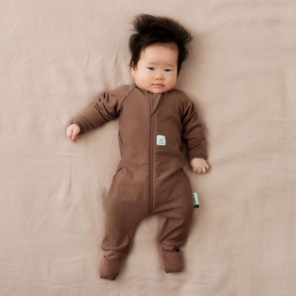 Ergo Pouch Layers Long Sleeve 1.0 Tog Cocoa - Brown