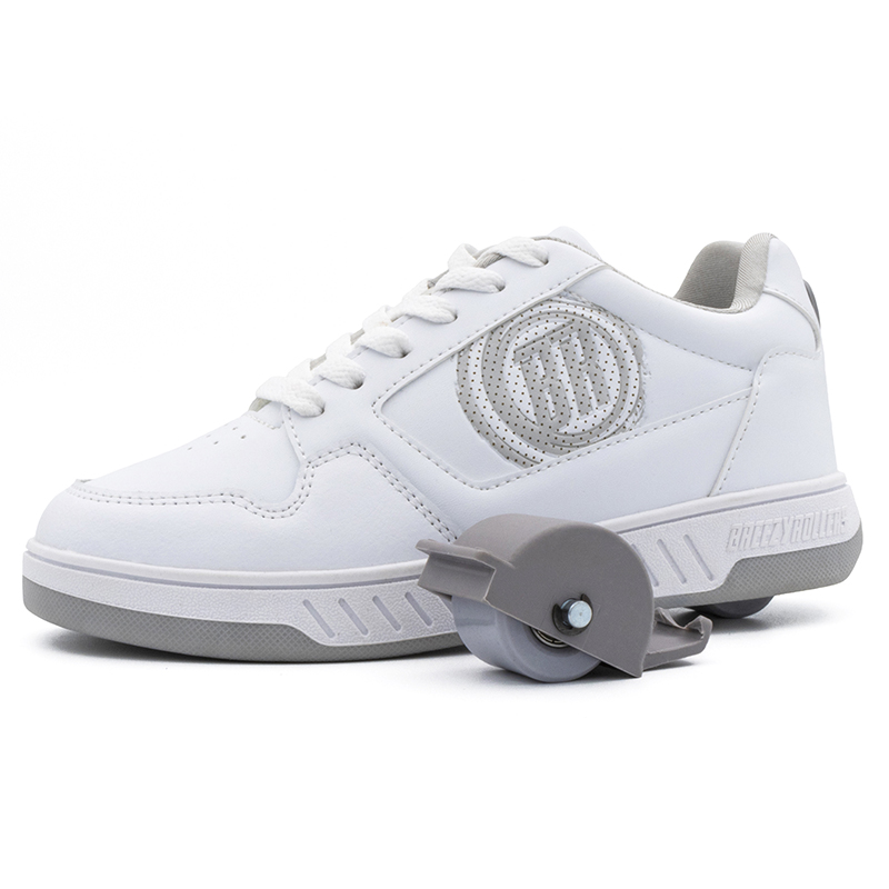 Breezy Rollers Kids Shoes - White