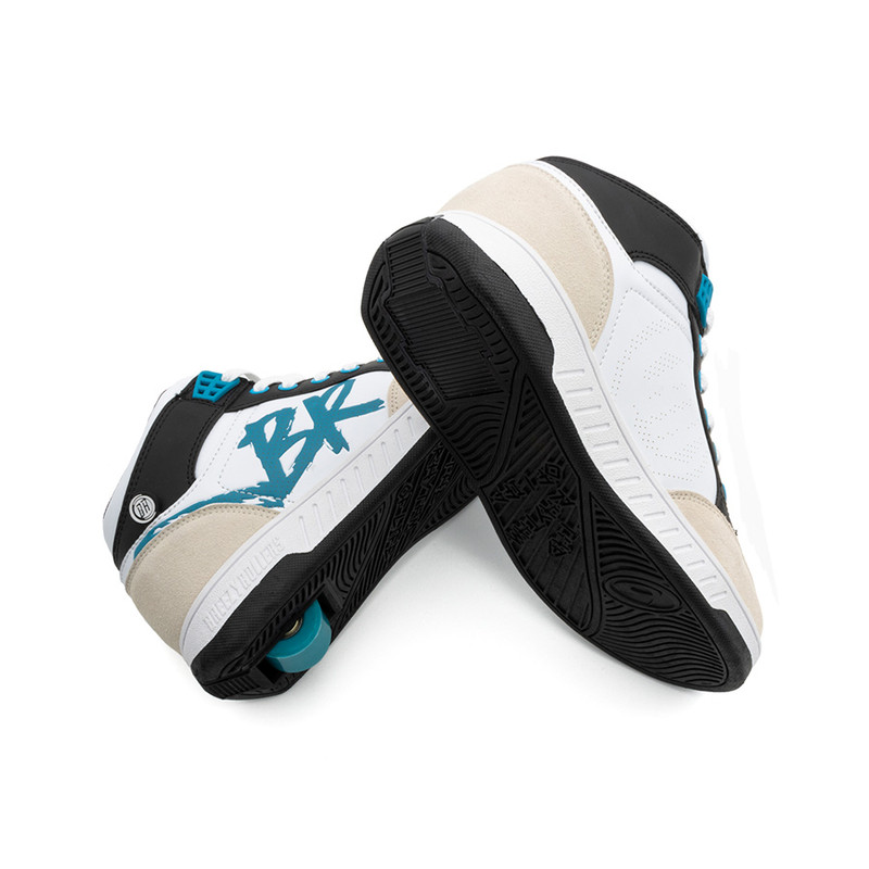 Breezy Rollers Kids Shoes - White/Multicolor