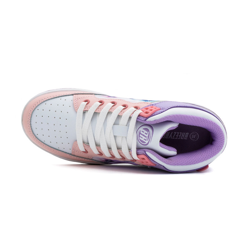 Breezy Rollers Kids Star Shoes - Purple/Multicolor