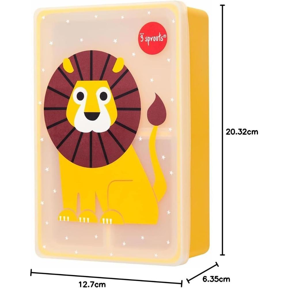 3 Sprouts - Silicone Bento Box - Lion