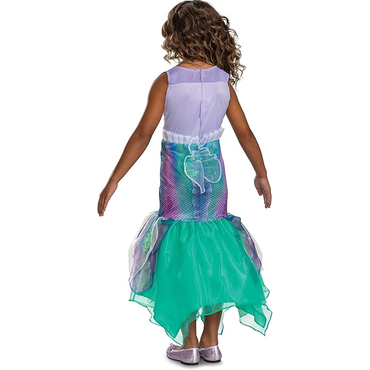 Party Centre - Disney Little Mermaid Ariel Deluxe Girls Costume - Multicolor