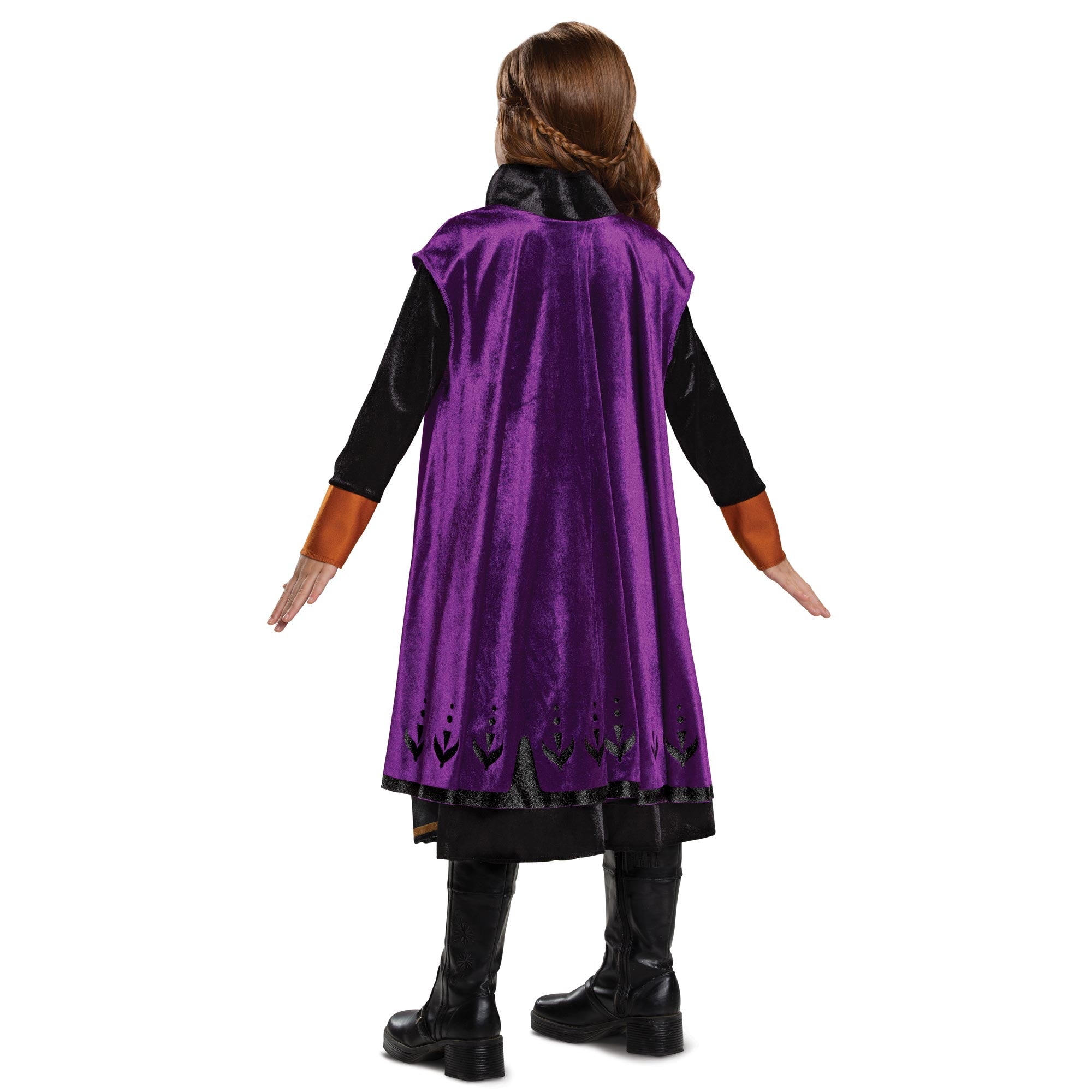 Party Centre - Anna Frozen II Deluxe Girls Costume - Multicolor