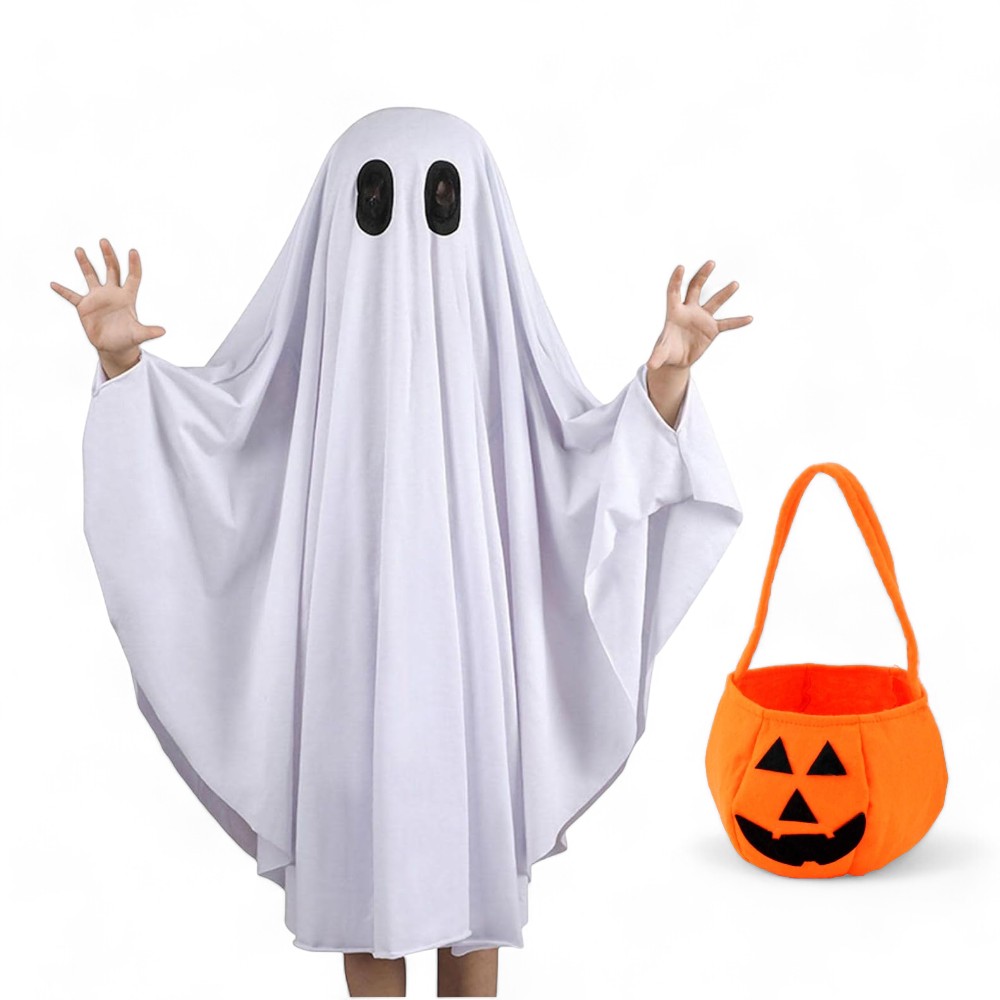 Doodle Kiddo - Halloween Ghost Costume - White