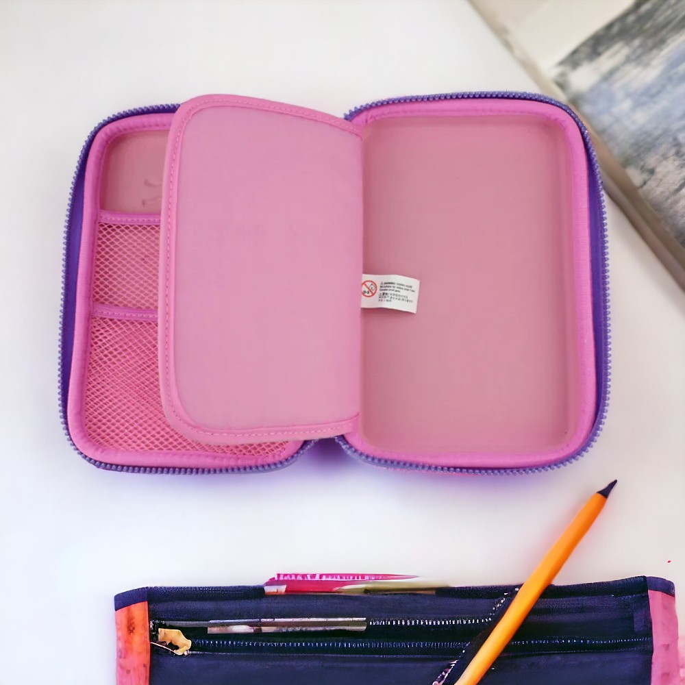 Doodle Kiddo - Unicorn Themed Pencil Case - Pink